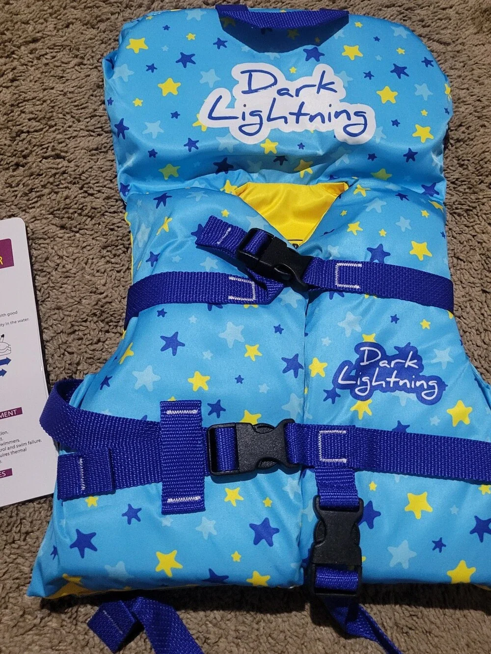 Kids Blue Star Swim Vest